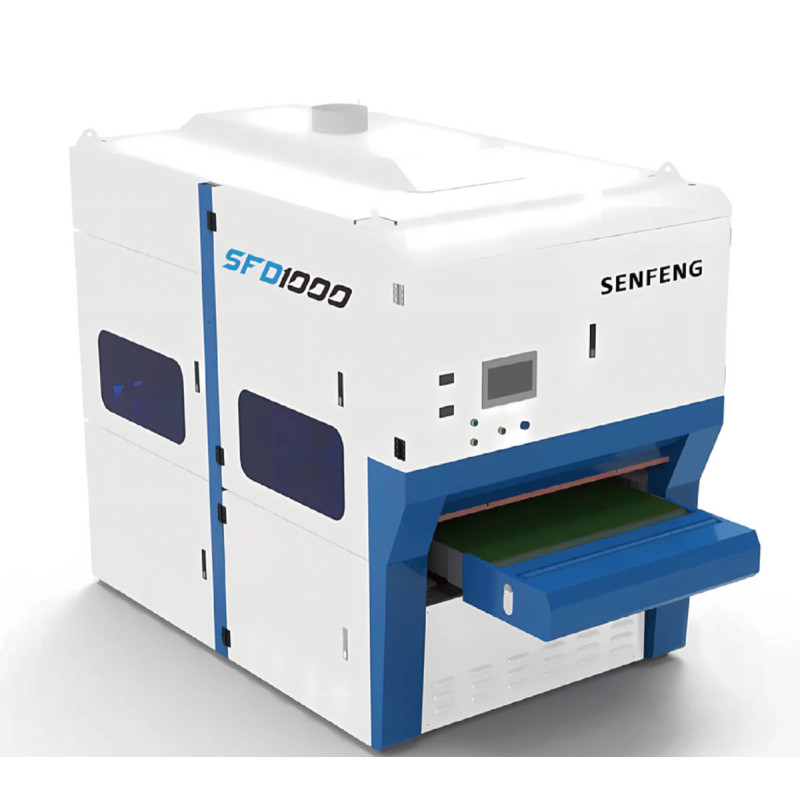 Desbarbadora SENFENG SFD1000 | Rebabas chapa metal 1000 mm