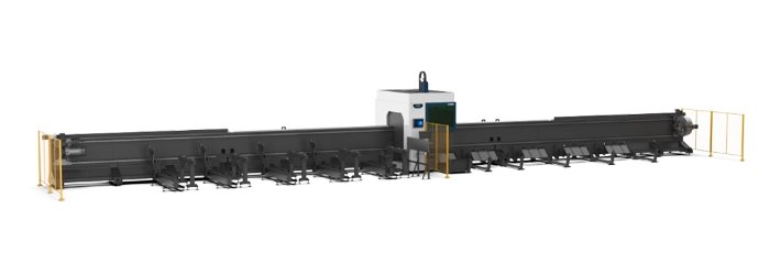 SENFENG SF12050HT cortadora láser de tubo 12 metros cuatro mandriles