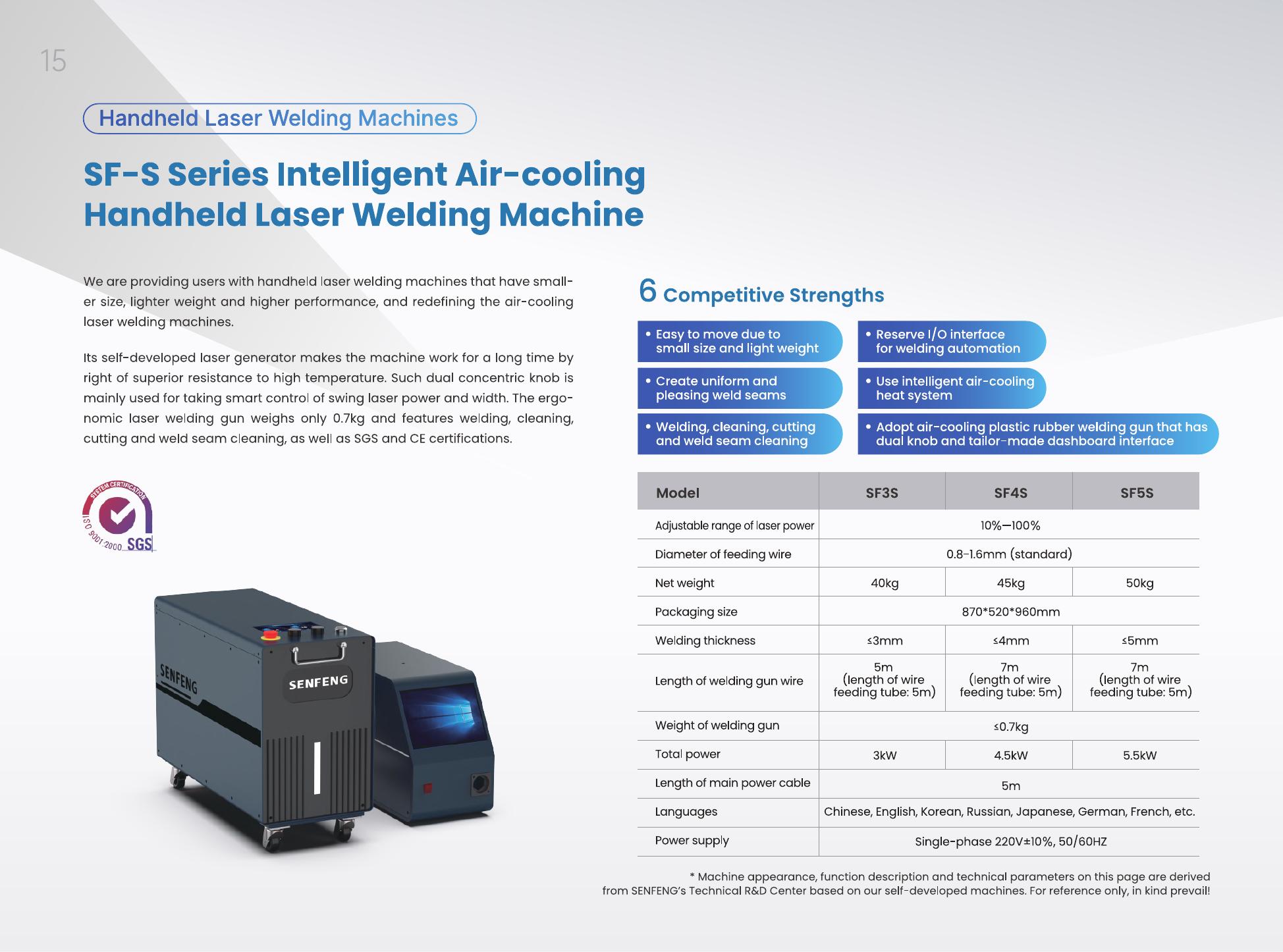 Líneas de producción de soldadura automatizadas SENFENG