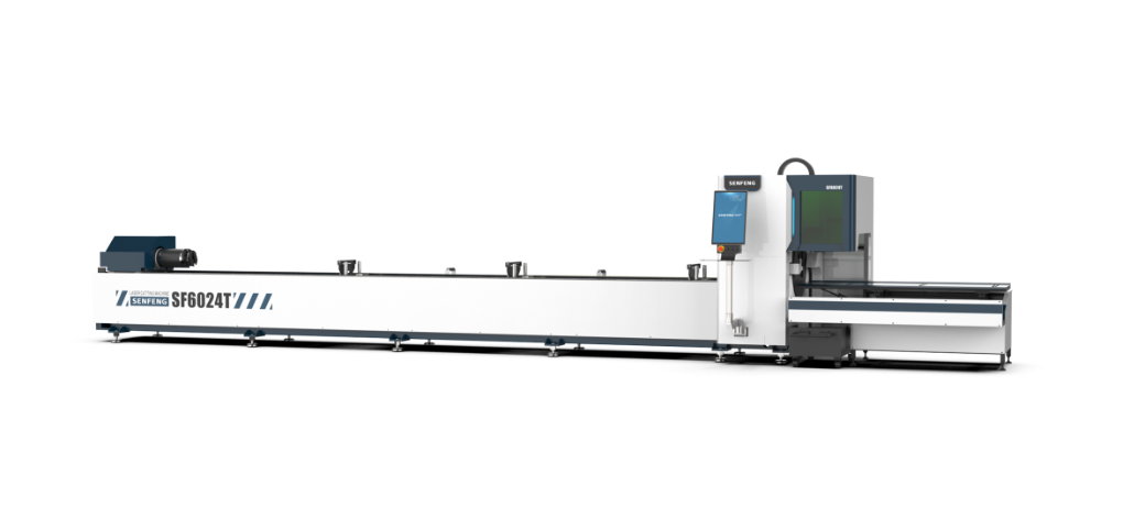 SENFENG SF6024NT: Máquina láser de corte de tubo de tres mordazas para perfiles de hasta 230 mm